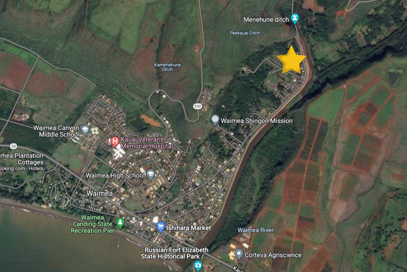 155,000 RARELY AVAILABLE lot in Waimea Valley, Kauai, Hawaii