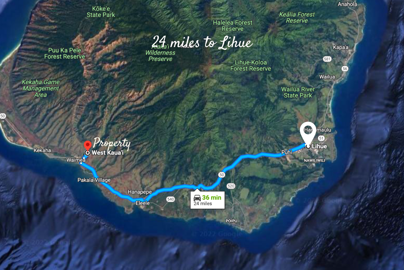 155,000 RARELY AVAILABLE lot in Waimea Valley, Kauai, Hawaii